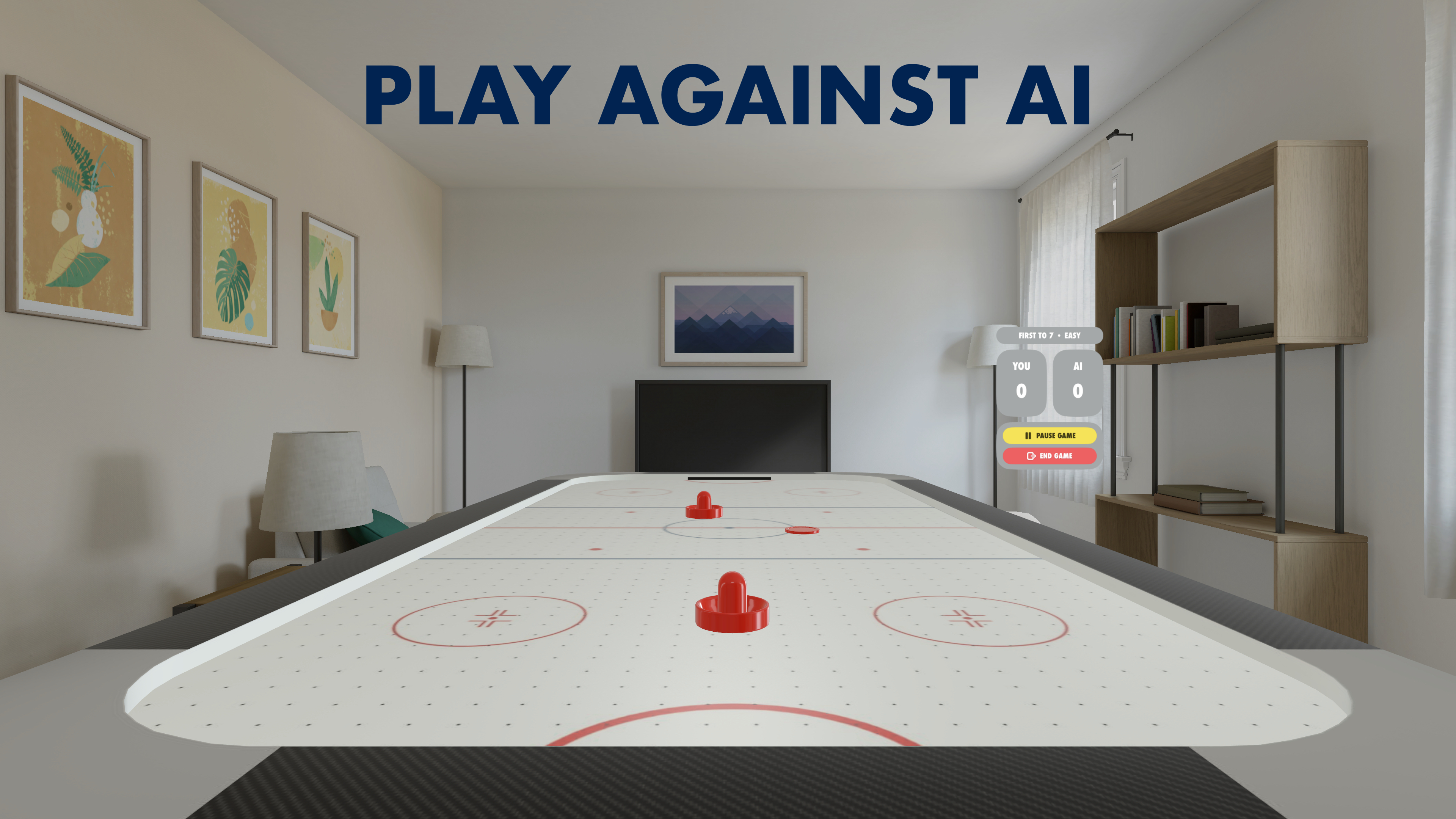 Air Hockey: Spatial Arena Apple Vision Pro screenshot 2